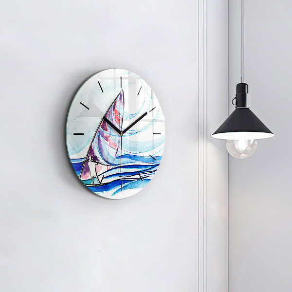 Reloj redondo pared Tabla de surf