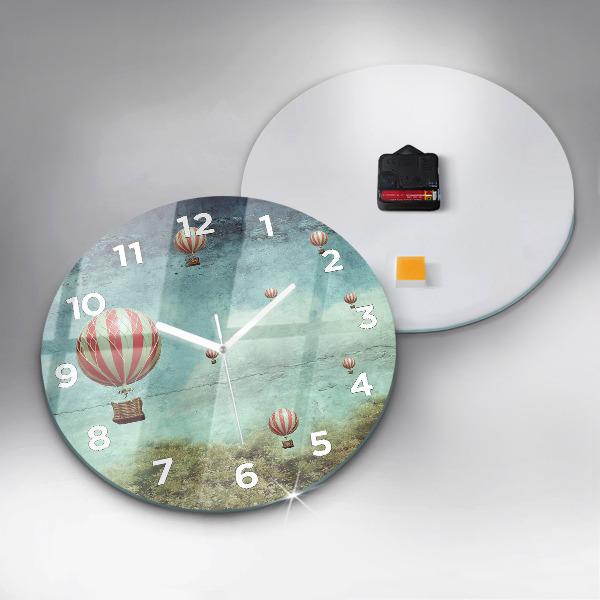 Reloj de pared redondo Globos