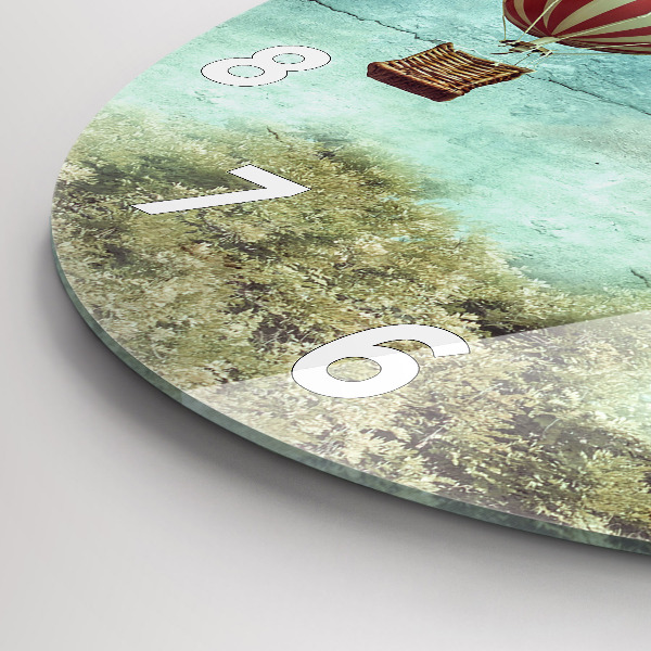 Reloj de pared redondo Globos