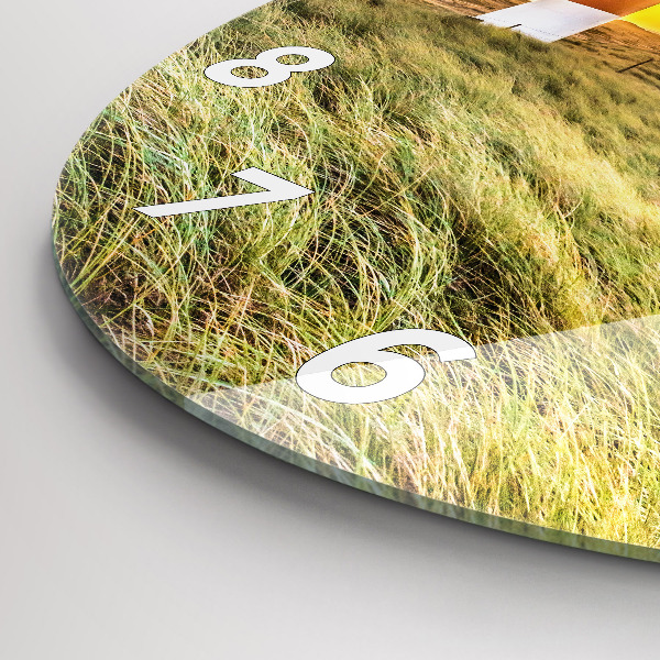 Reloj de cristal redondo Faro