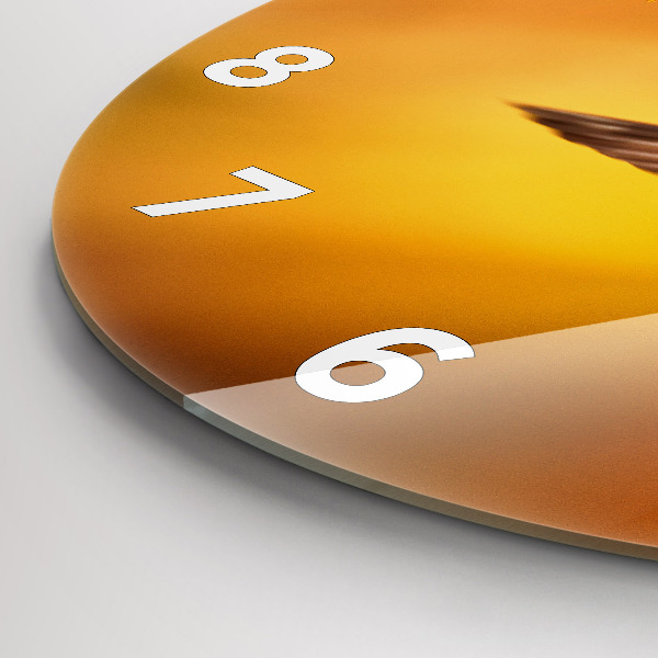 Reloj redondo pared Pájaro colibrí