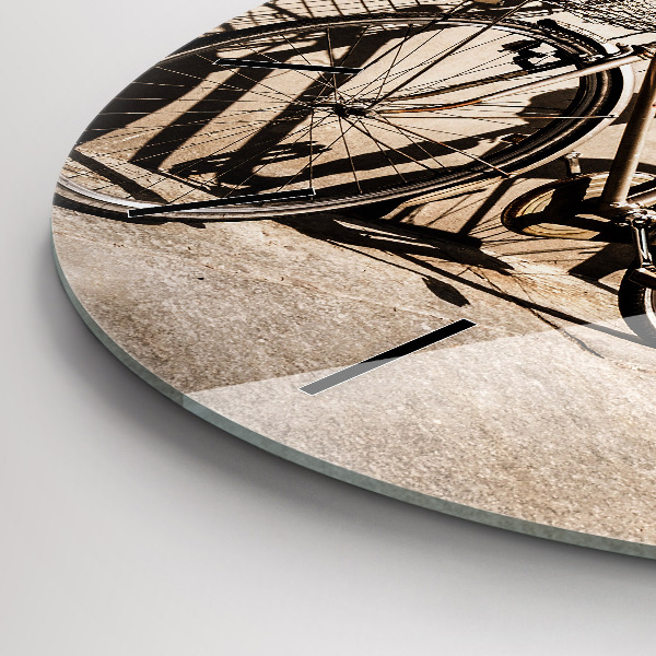 Reloj redondo pared Bicicleta italiana