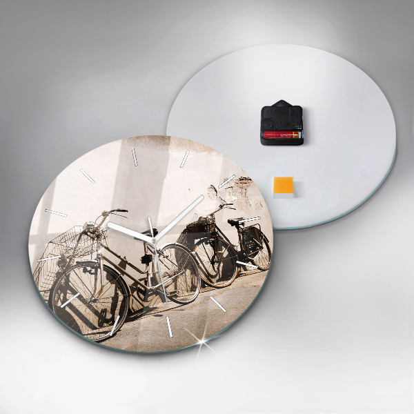 Reloj redondo pared Bicicleta italiana
