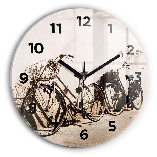 Reloj redondo pared Bicicleta italiana
