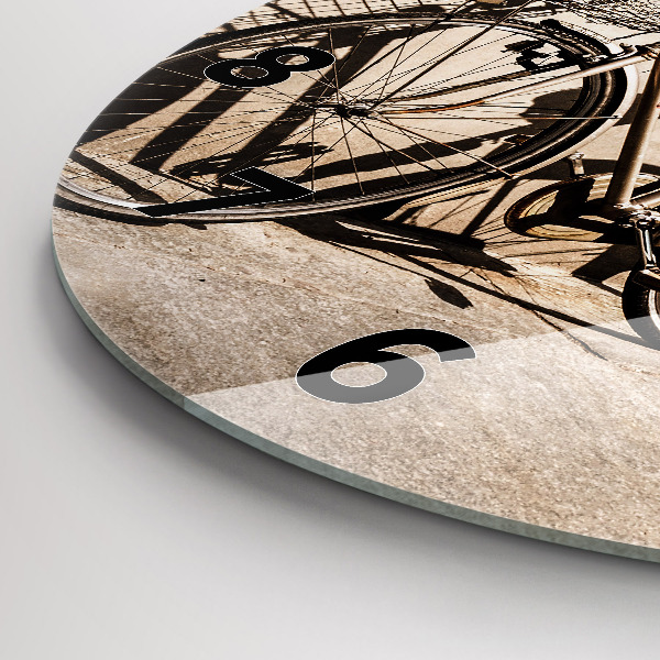 Reloj redondo pared Bicicleta italiana