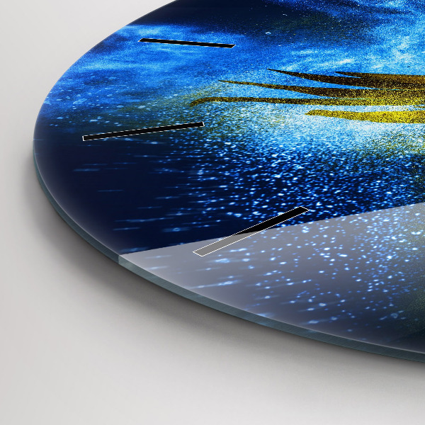 Reloj redondo pared Loro de colores