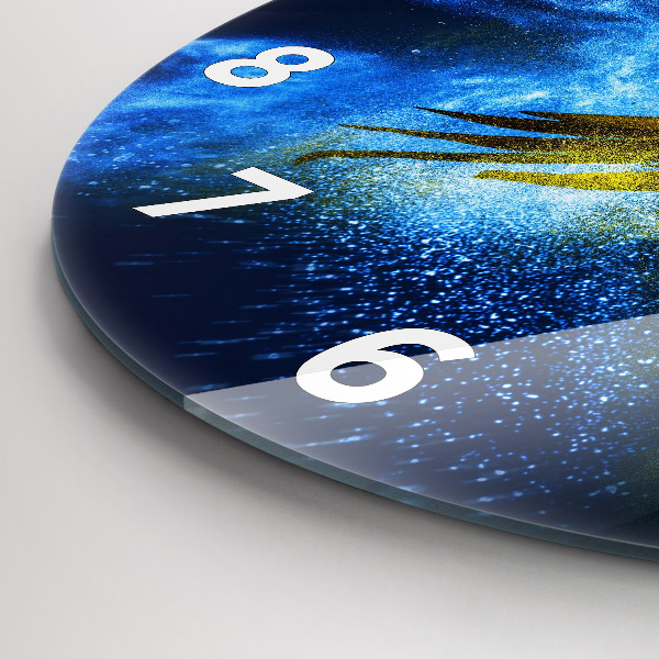 Reloj redondo pared Loro de colores