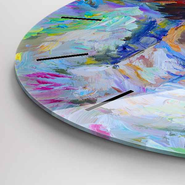 Reloj redondo pared Bailarina pintada