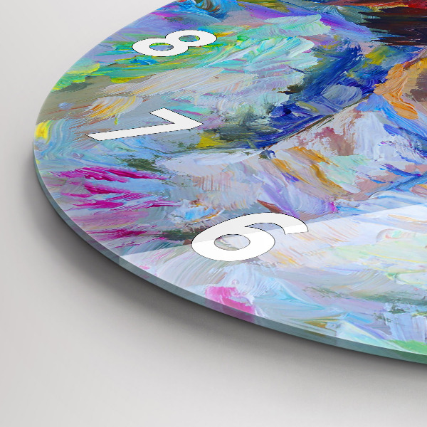 Reloj redondo pared Bailarina pintada