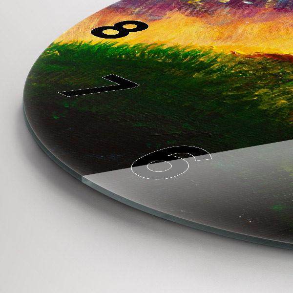 Reloj de pared redondo Principito abstracto