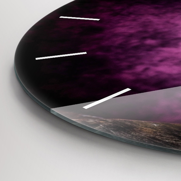 Reloj redondo pared Copa de vino