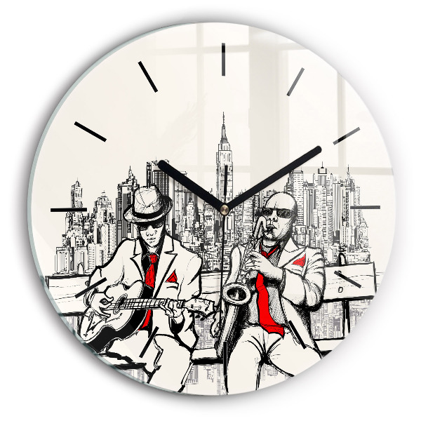 Reloj redondo pared Jazz en Nueva York