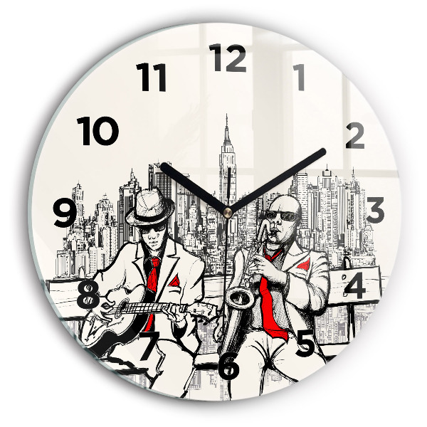 Reloj redondo pared Jazz en Nueva York