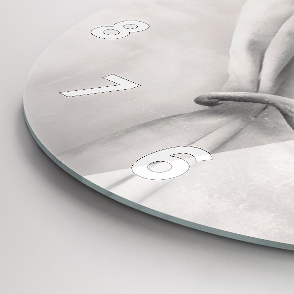 Reloj de cristal redondo Elefante