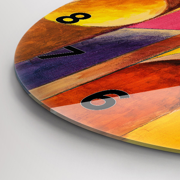 Reloj redondo pared Arte Decoración Abstracción