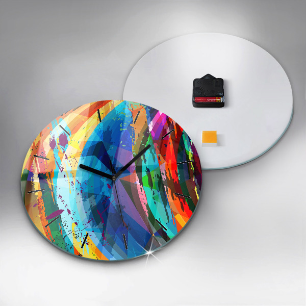 Reloj de pared redondo Fondo abstracto