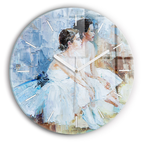 Reloj de pared redondo Jóvenes bailarinas