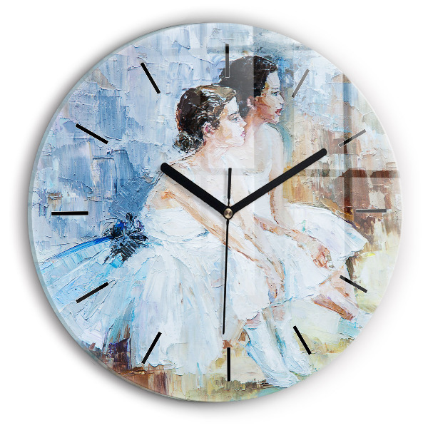 Reloj de pared redondo Jóvenes bailarinas
