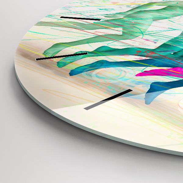 Reloj de pared redondo Gente colorida