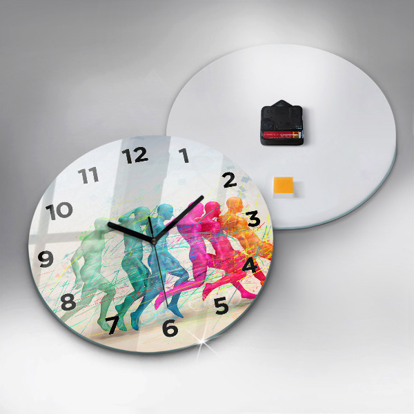 Reloj de pared redondo Gente colorida