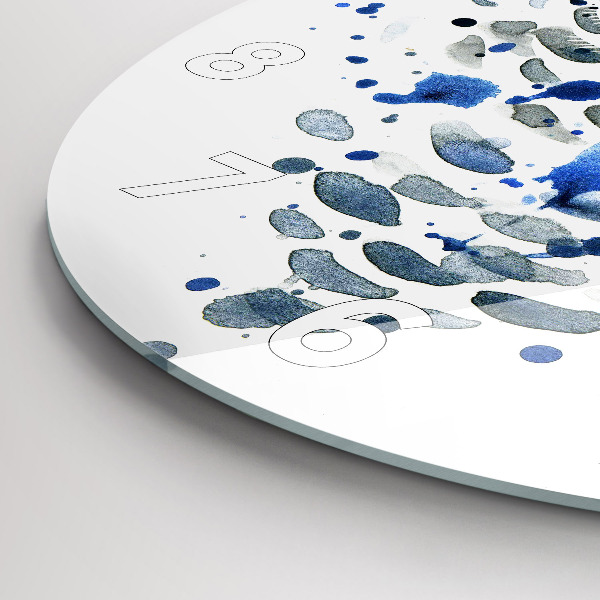 Reloj de cristal redondo Mirada de búho