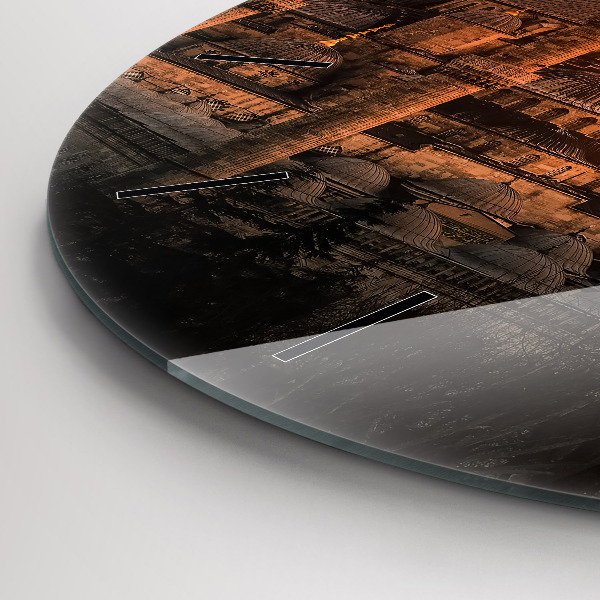 Reloj de cristal redondo Mezquita de Estambul