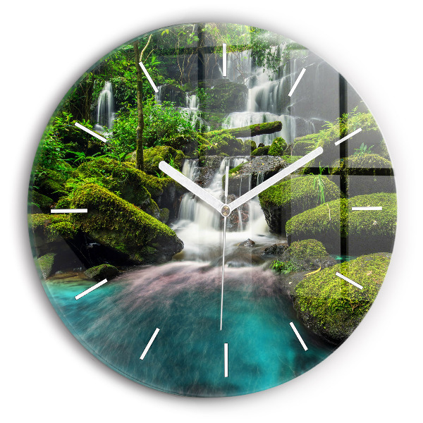 Reloj redondo pared Cascada Tailandia