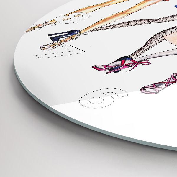 Reloj de cristal redondo Chicas a la moda