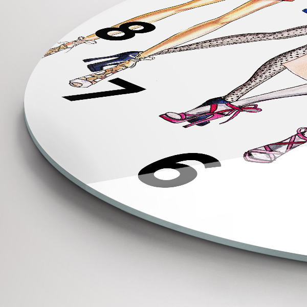 Reloj de cristal redondo Chicas a la moda