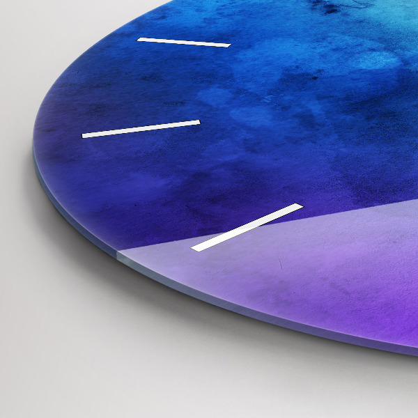 Reloj redondo pared Manchas de colores