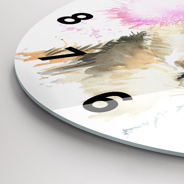 Reloj redondo pared Ciervos del bosque