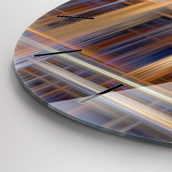 Reloj redondo pared Abstracción geométrica