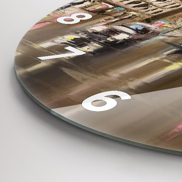 Reloj redondo pared Ciudad de París