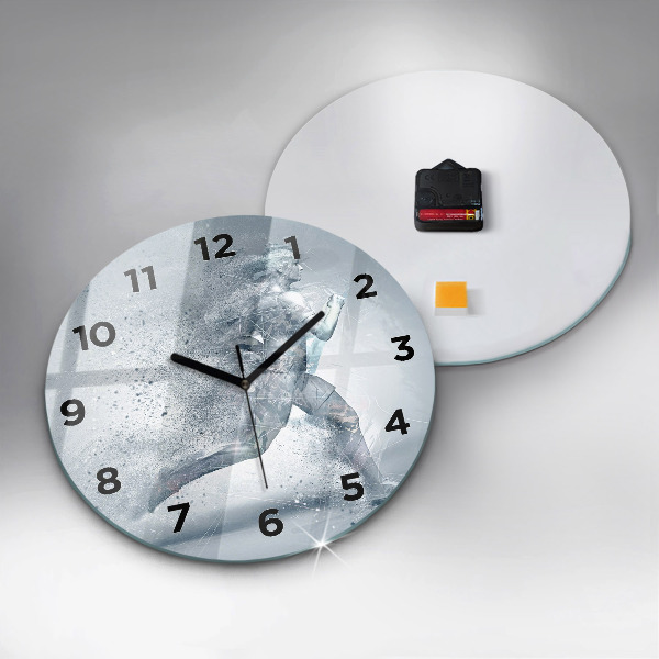 Reloj de pared redondo Hombre corriendo