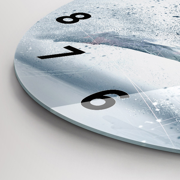 Reloj de pared redondo Hombre corriendo