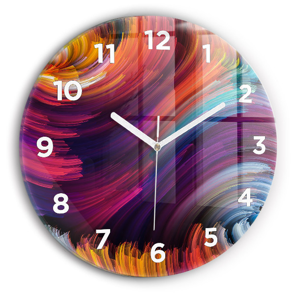 Reloj de cristal redondo Venta abstracta