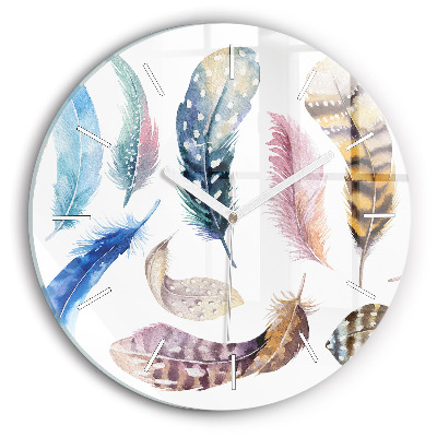 Reloj de cristal redondo Ilustración de arte retro