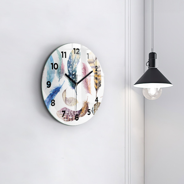 Reloj de cristal redondo Ilustración de arte retro