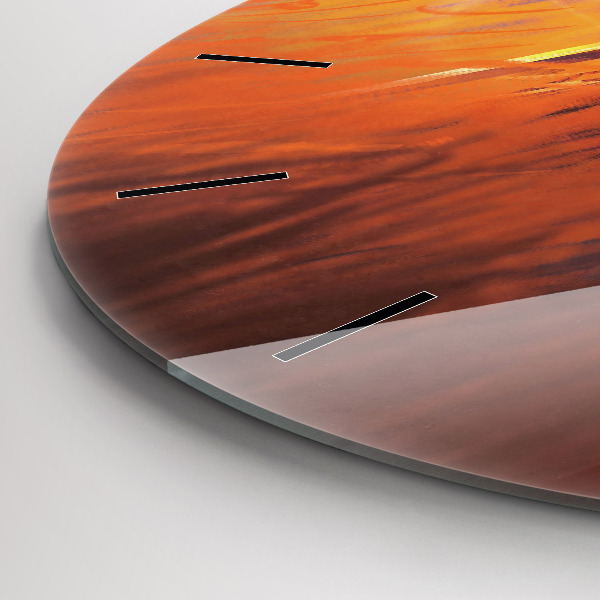 Reloj de pared redondo Caballero con espada