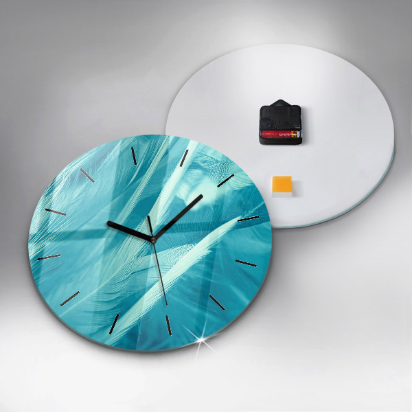 Reloj de pared redondo Verde turquesa vintage