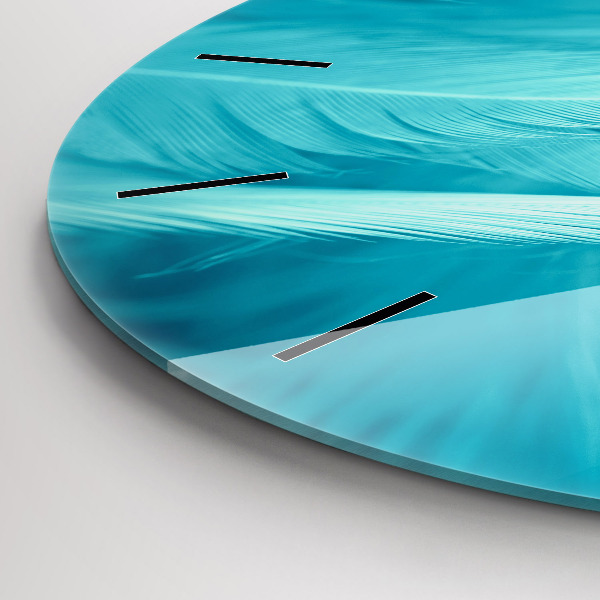 Reloj de pared redondo Verde turquesa vintage