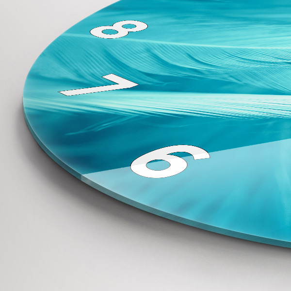 Reloj de pared redondo Verde turquesa vintage