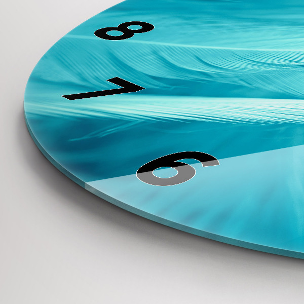 Reloj de pared redondo Verde turquesa vintage