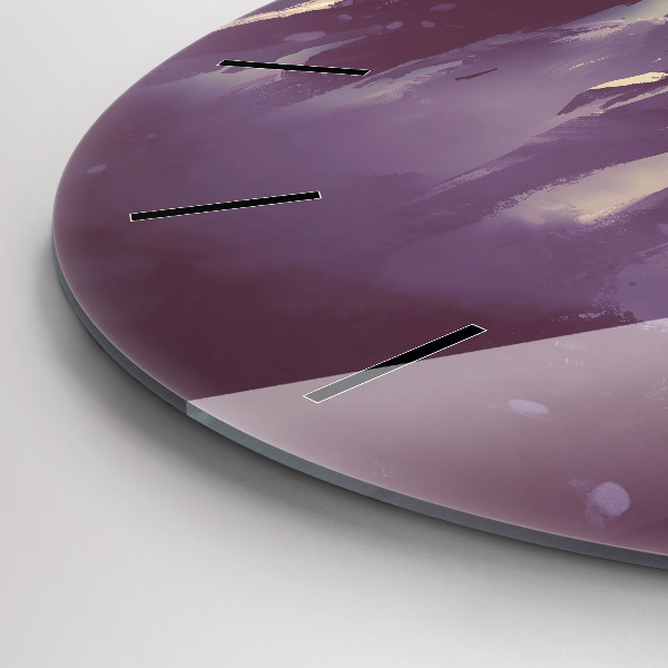 Reloj de cristal redondo Zombie de noche - halloween