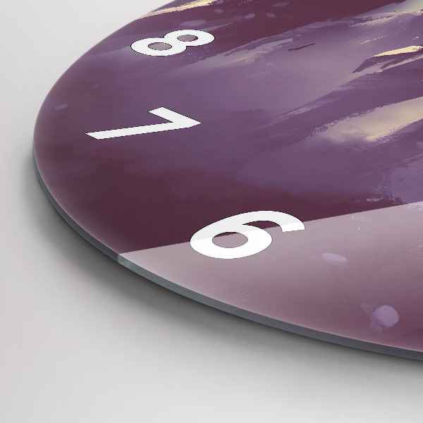 Reloj de cristal redondo Zombie de noche - halloween