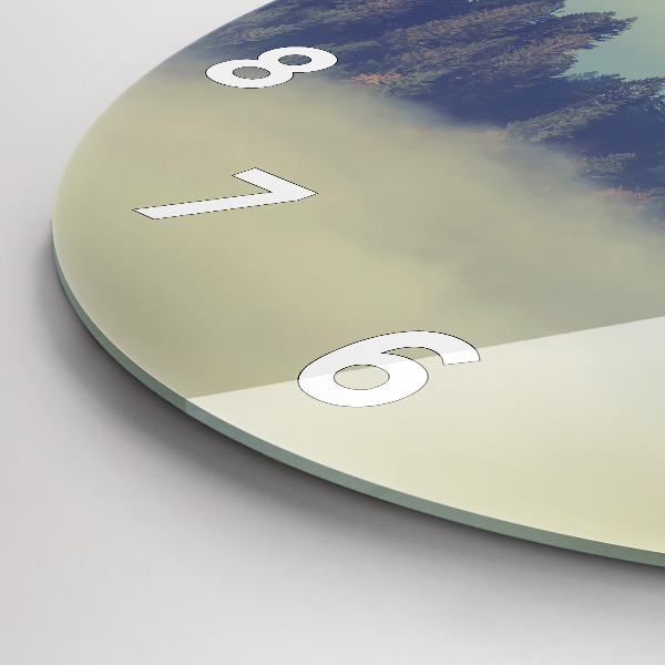 Reloj redondo pared Bosque brumoso Águila