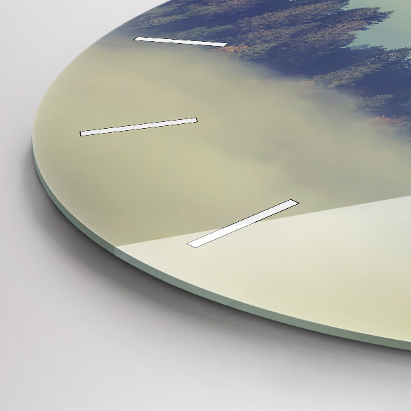 Reloj redondo pared Bosque brumoso Águila