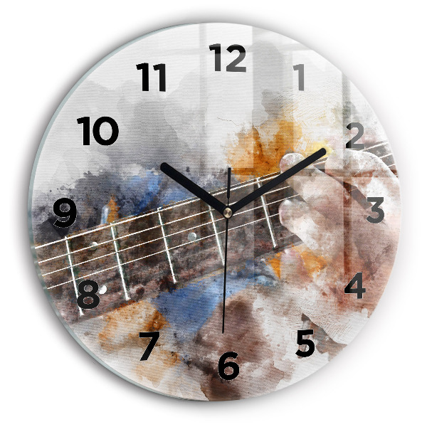 Reloj de pared redondo Guitarra