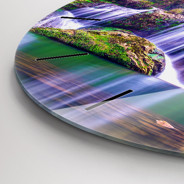 Reloj de cristal redondo Cascada Jiulong China