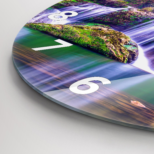 Reloj de cristal redondo Cascada Jiulong China